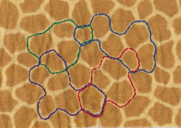 Abstract giraffe.